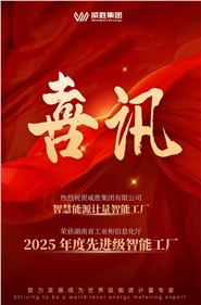 喜讯 | 威胜集团智慧能源计量智能工厂获评 2025 年度先升级智能工厂